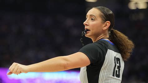 nba referee assignments today|Ashley Moyer.